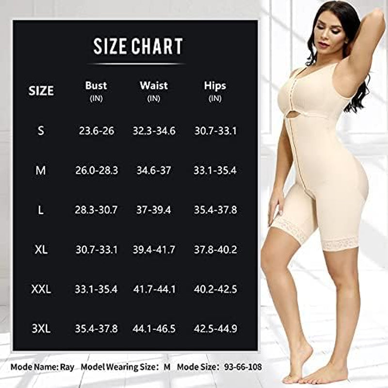 Fajas Colombianas Levanta Cola Shapewear for Women Tummy Control Body Shaper plus Size Shapewear Bodysuit Postpartum Girdle for Women Waist Trainer Bodysuit Full Girdles for Women…