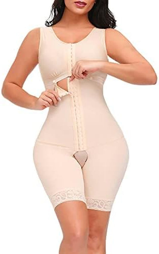 Fajas Colombianas Levanta Cola Shapewear for Women Tummy Control Body Shaper plus Size Shapewear Bodysuit Postpartum Girdle for Women Waist Trainer Bodysuit Full Girdles for Women…